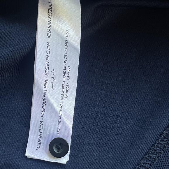 Ariat Tek Polo Shirt Mens XL Navy Blue Heat Series Performance Golf Outdoor - Picture 6 of 11